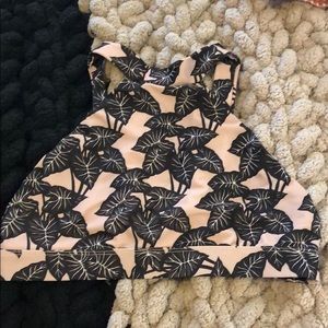 Acacia Swimwear Black Elephant Dubai Halter Bikini Top